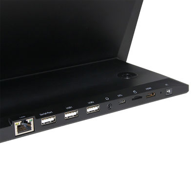 13.3" Full HD IPS All-in-One Touch Screen PC com 10 pontos de toque capacitivo e conectividade com fio RJ45