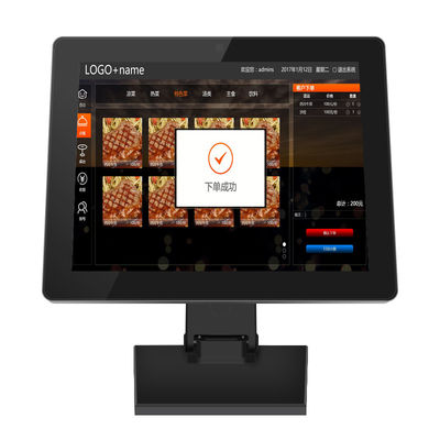 1.6GHz Quad Core Android POS Tablet com 15 polegadas touchscreen e 10 pontos de toque capacitivo