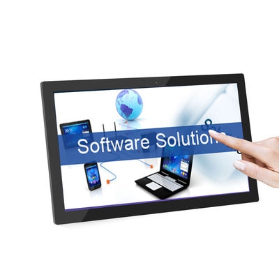 Tablet Android de 15,6" com Tela FHD IPS de 1920x1080, Sistema Operacional Android 8.1 e Toque Capacitivo de 10 Pontos