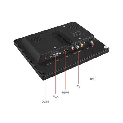Hopestar 8 polegadas LCD CCTV Monitor com BNC, AV, HDMI e USB Input