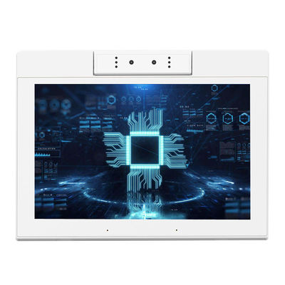 10.1 polegadas em forma de L RK3566 POE NFC Android 11 Tablet Pc Desktop Tablet de Pedido de Restaurante Branco com câmera dupla