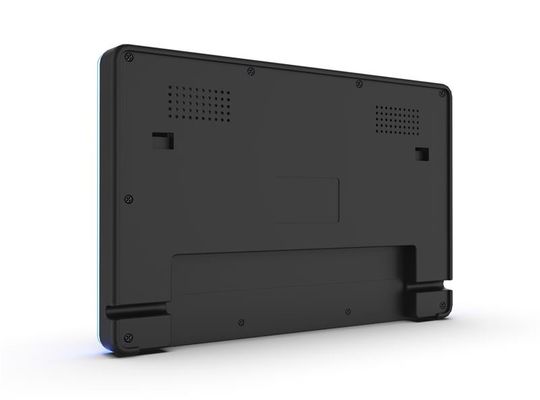 Tablet de montagem na parede com processador quad-core Android 8.1 e toque capacitivo de 10 pontos para gerenciamento de salas de reuniões