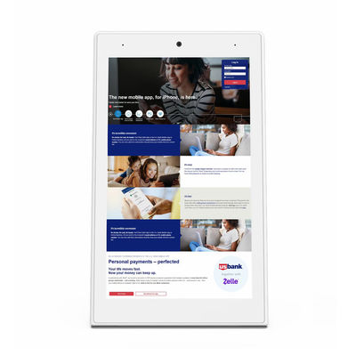 8 polegadas de tipo L Desktop Android Tablet RK3399 CPU touch screen tablet para restaurante hotel