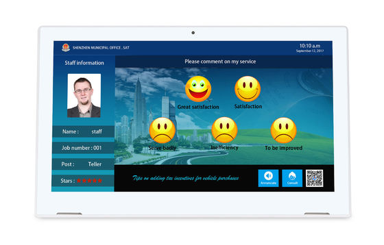 L Forma 1920x1080 13,3 polegadas All In One Android Tablet com tela sensível ao toque WIFI RJ45
