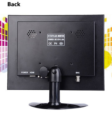 Monitor LCD industrial de 10 polegadas 24VDC com HDMI VGA USB