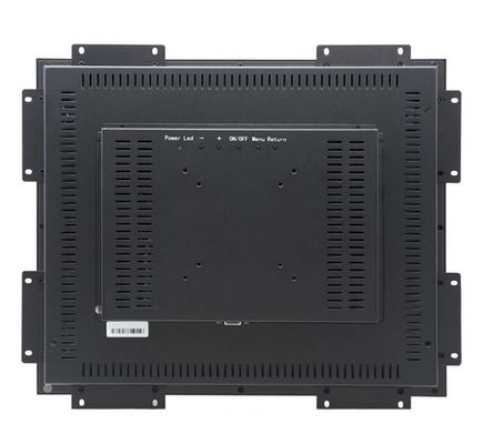Monitor de tela sensível ao toque de 12 polegadas de quadro aberto de alto brilho para sistemas industriais e comerciais