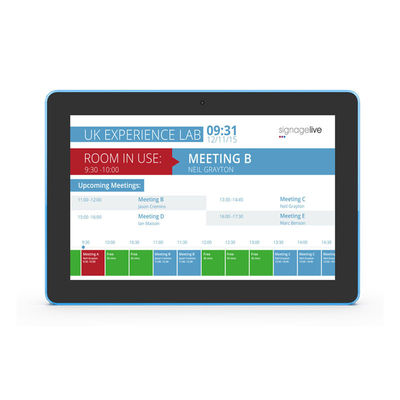 Tablet PC Android de 10,1 polegadas IPS com POE e Processador RK3288 Quad Core para Sala de Reuniões