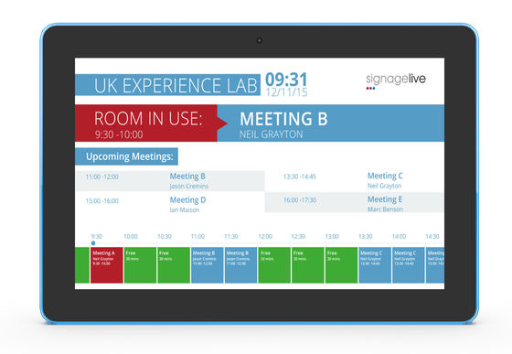 RK3288 Quad-Core Android Tablet com 10 pontos de toque capacitivo e LED Light Bar para uso industrial