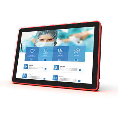 RK3288 Tablet de tela sensível ao toque montado na parede com toque capacitivo de 10 pontos e barra de luz LED