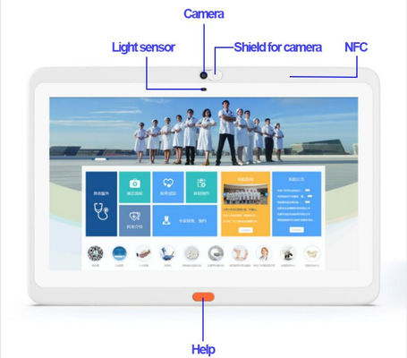 Tablet PC Médico Android 8.1 de 10.1 polegadas com Tela IPS e Atendimento de Chamadas para Uso Hospitalar