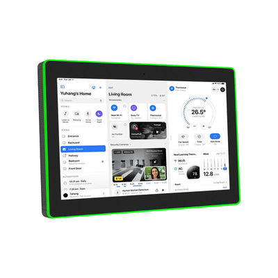 Qualidade  13.3Inch Wall Mounted Conference Room Tablet NFC/RFID POE Commercial Android Tablet Surrounding Led Light fábrica