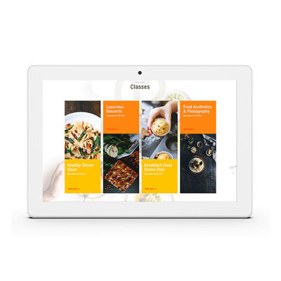 qualidade  10 Inch 4G SIM Slot Wall Mount POE Meeting Room PC Android RK3288  USB OTG fábrica