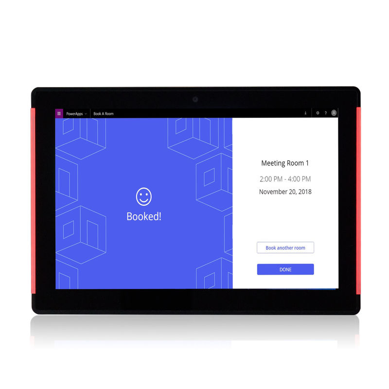 15.6 polegadas RK3566 Reserva de sala de conferências Tablet iluminado de dois lados