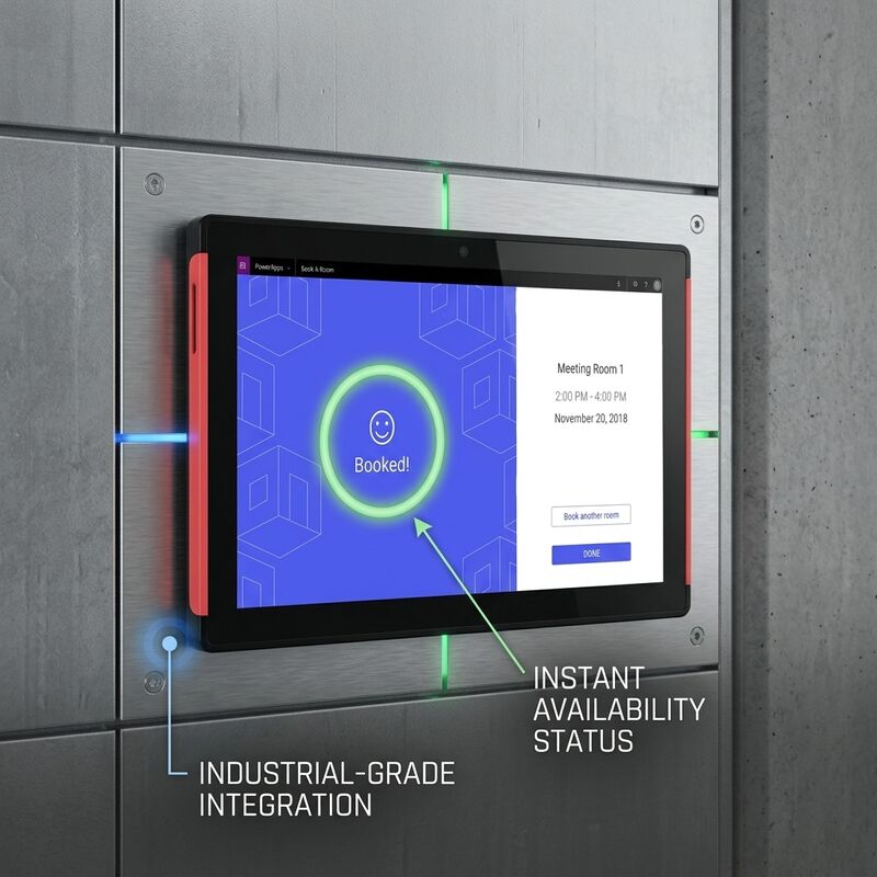 Tablet para Sala de Conferências de 15,6 polegadas com RK3566, Alimentação POE e Iluminação Dupla Face