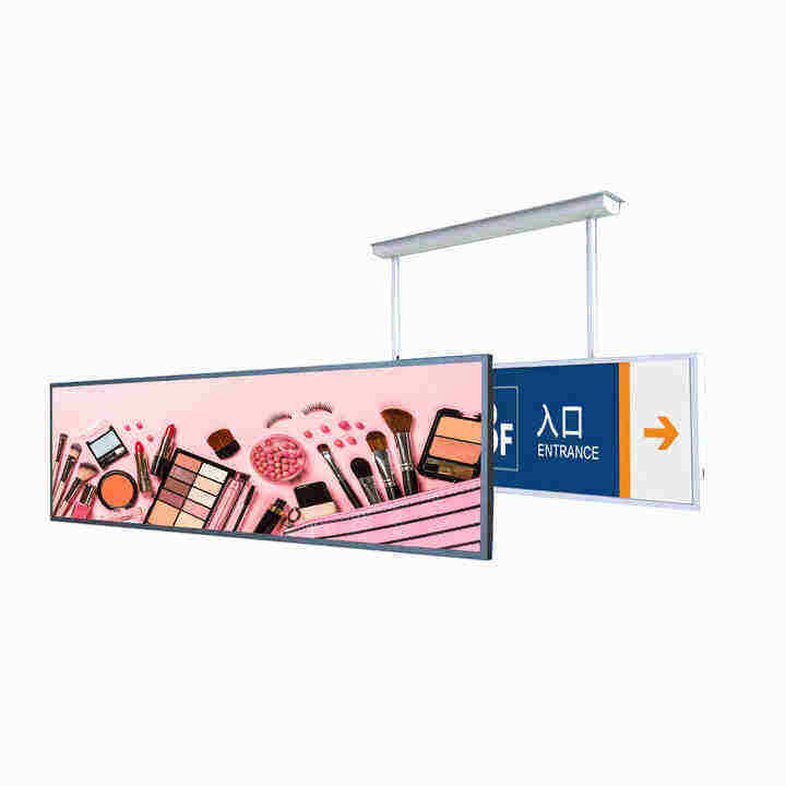Display de publicidade LCD de 24 polegadas de resolução ultra larga