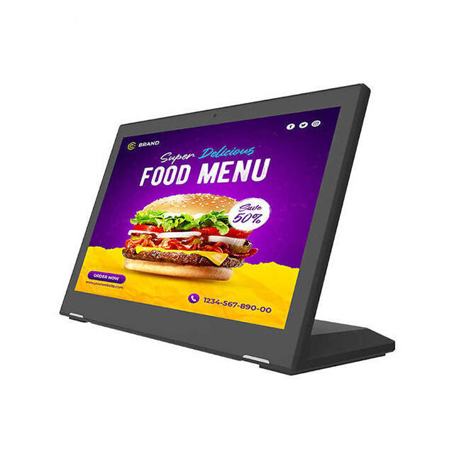 Self-Service RK3566 Processador Tablet para Restaurante Ordenando 13,3 polegadas POE NFC RGB LED Light Bar 5MP Câmera Android 11