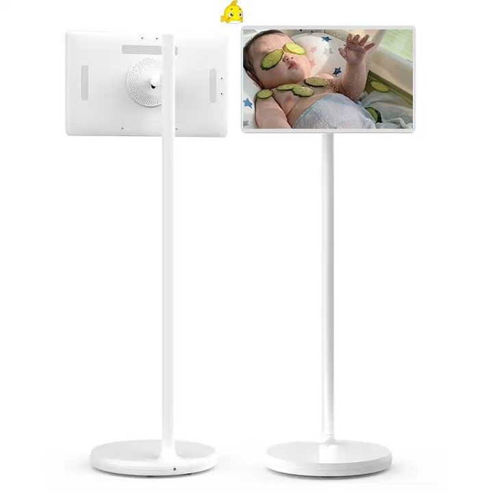 Televisão móvel vertical de 27" ajustável para baixo Smart Stand By Me TV