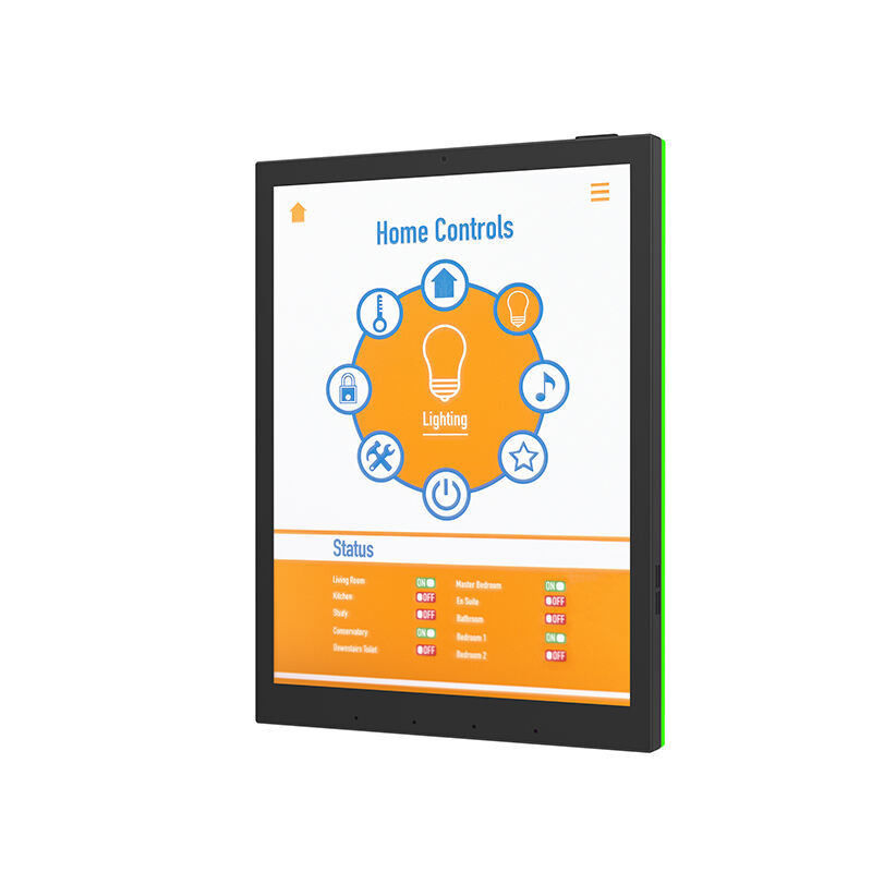 9.7 Polegadas RK3566 Android 13 Tablet de Controle Residencial Inteligente com POE e NFC para Automação Montada na Parede