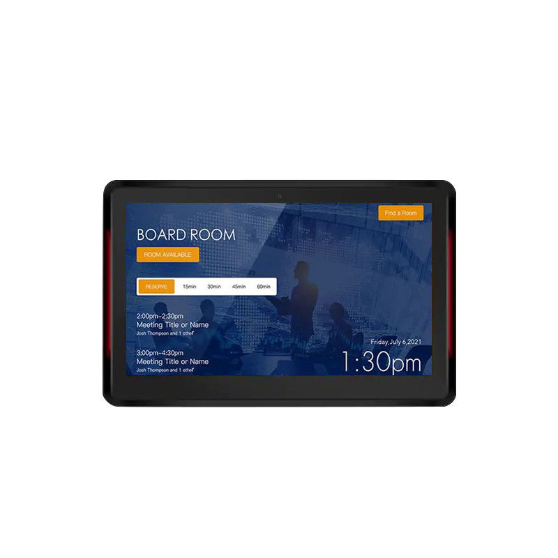 10.1Inch RK3399 2+16GB Wall Mounted Conference Room Tablet NFC POE Meeting Room Booking System com luz de ambos os lados