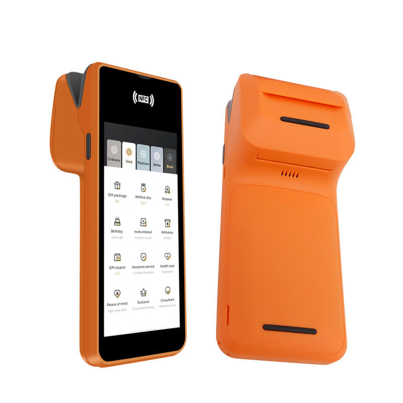 5.45 polegadas Sistemas Android Máquina de Envio Móvel Portátil Smart Cashier Terminal com Tipo de Saída Impressora Monocromo e Wifi