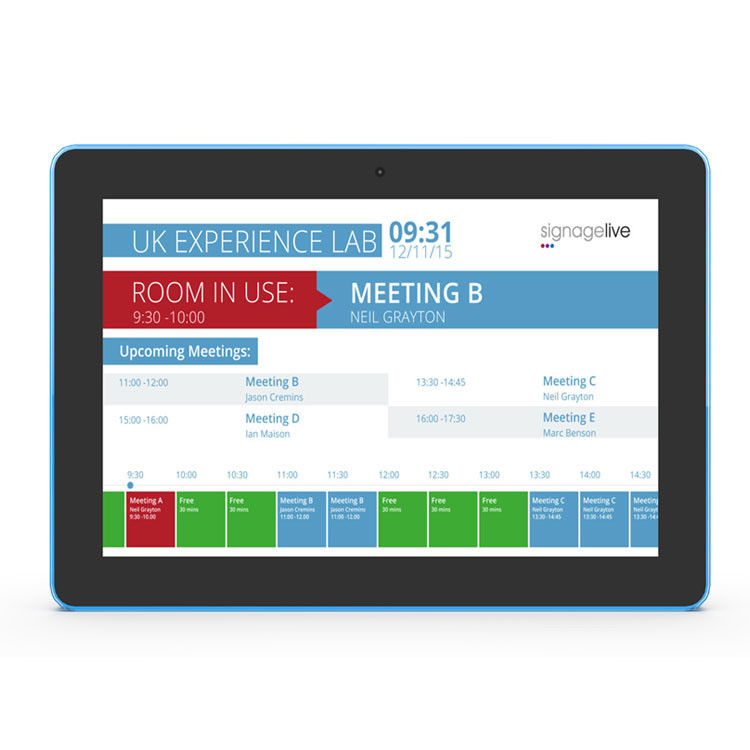 10 polegadas LED Light Android Tablet PC com NFC e PoE para aplicações industriais All-in-One PC