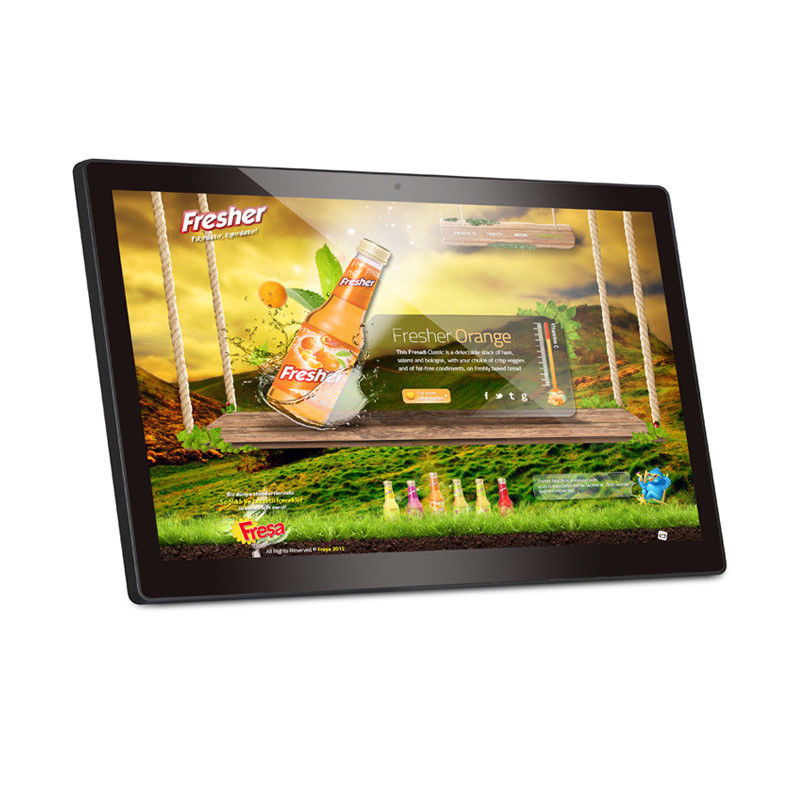 Tablet Android Industrial PoE de 24 polegadas com tela sensível ao toque IPS e Android 9.0 para Aplicações Comerciais