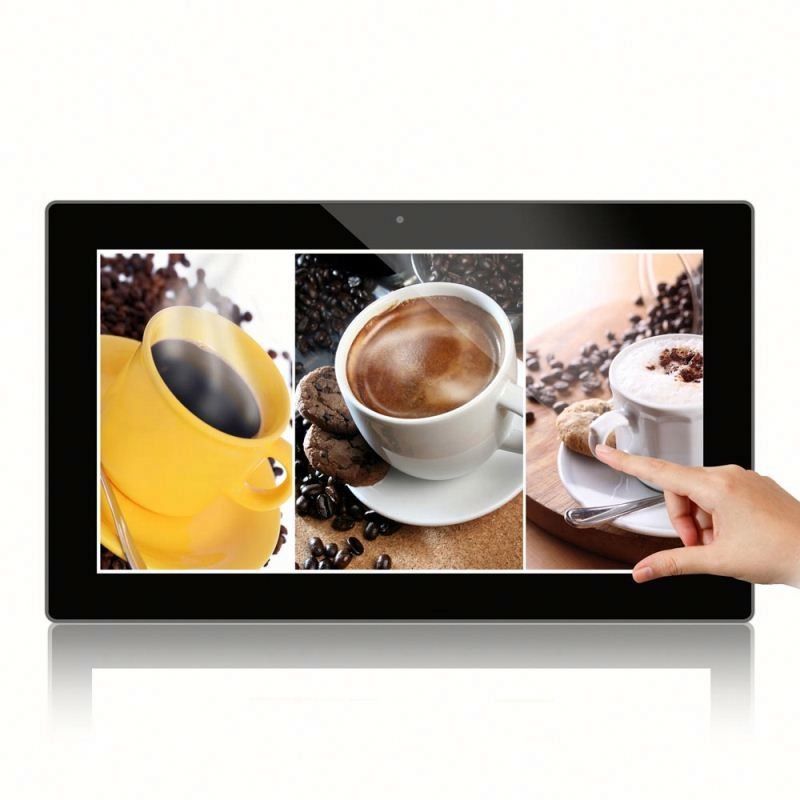 24 polegadas RJ45 PoE All-in-One Android Tablet com 350cd/m2 Brilho para uso interno