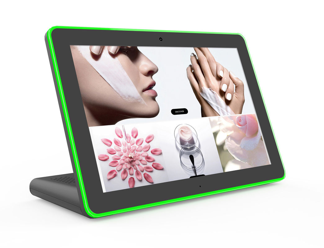 PC Touch Screen All-in-One Android 8.1 de 10,1 polegadas com Barra de Luz LED e Processador Quad Core Cortex A7