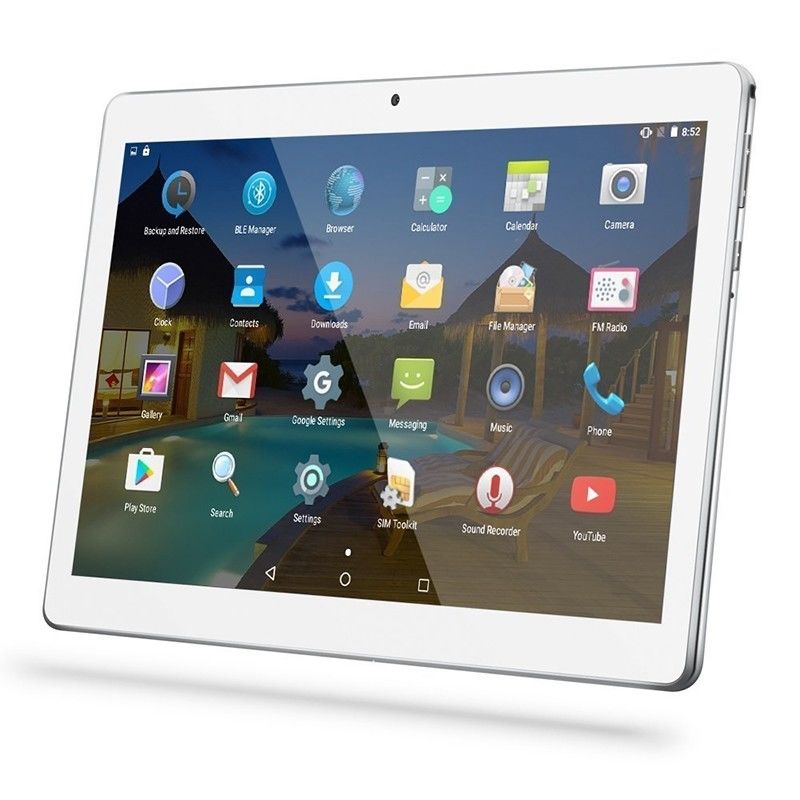 Tablet Android MTK de 10.1 polegadas com Tela Capacitiva à Prova d'Água e Conectividade 3G 4G LTE